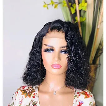 Curly 4x4 Closure Bob Wig