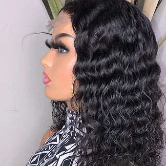 Curly 4x4 Closure Bob Wig