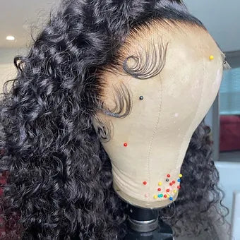 Curly 13x4 Frontal Bob Wigs
