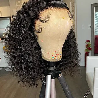 Curly 13x4 Frontal Bob Wigs