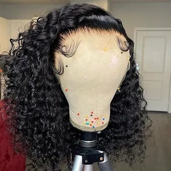 Curly 13x4 Frontal Bob Wigs
