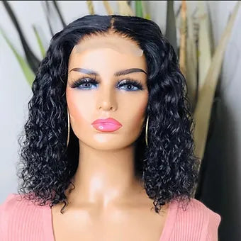 Curly 4x4 Closure Bob Wig