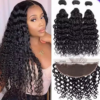 Water Wave Combo with 13x4 Frontal