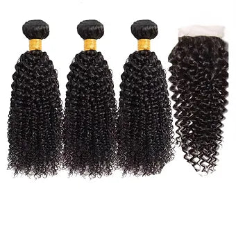 Kinky Curly Combo With 4x4 closure