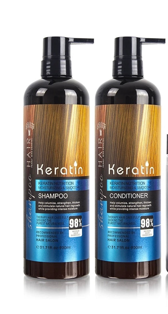 Keratin hair shampoo and on sale conditioner