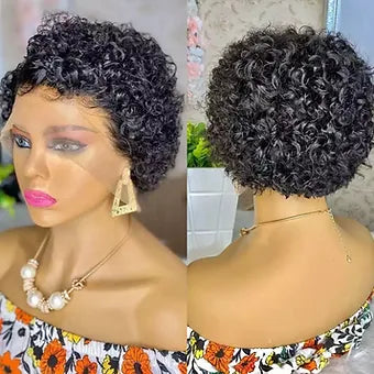 Bouncy Curly Bob Frontal Wig