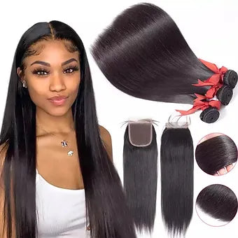 Straight Hair Combo With 4x4 Closure