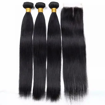 Straight Hair Combo With 4x4 Closure