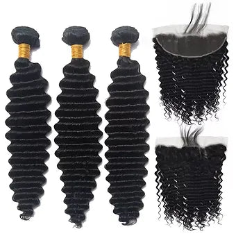 Deep Wave Combo With 13x4 Frontal