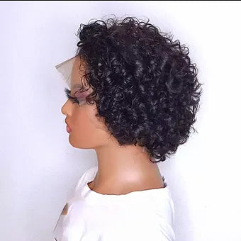 Bouncy Curly Bob Frontal Wig