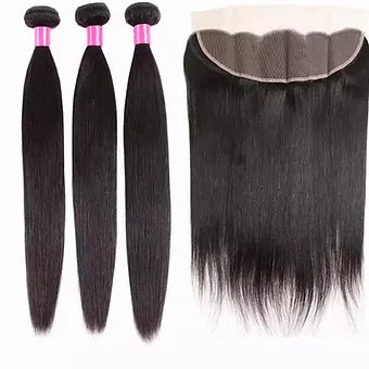 Straight Hair Combo With 13x4 Frontal