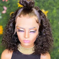 Curly 13x4 Frontal Bob Wigs